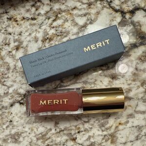 MERIT Shade Slick Tinted Lip Oil - Pink Beet